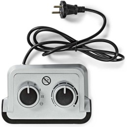 NEDIS keramický horkovzdušný ventilátor PTC/ termostat/ spotřeba 1500 W/ 2 tepelné režimy/ ochrana proti převrácení