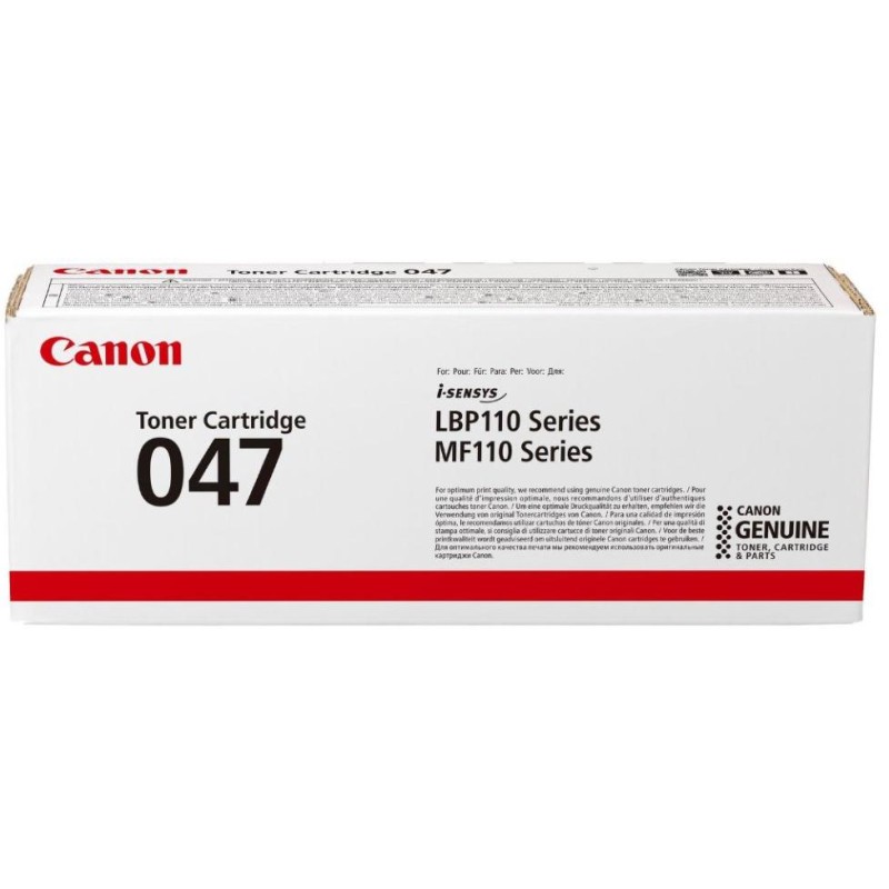 Canon originální toner CRG-047 Bk (černý,1600str) 2164C002, Canon i-SENSYS LBP112, i-SENSYS LBP113w, i-SENSYS MF112