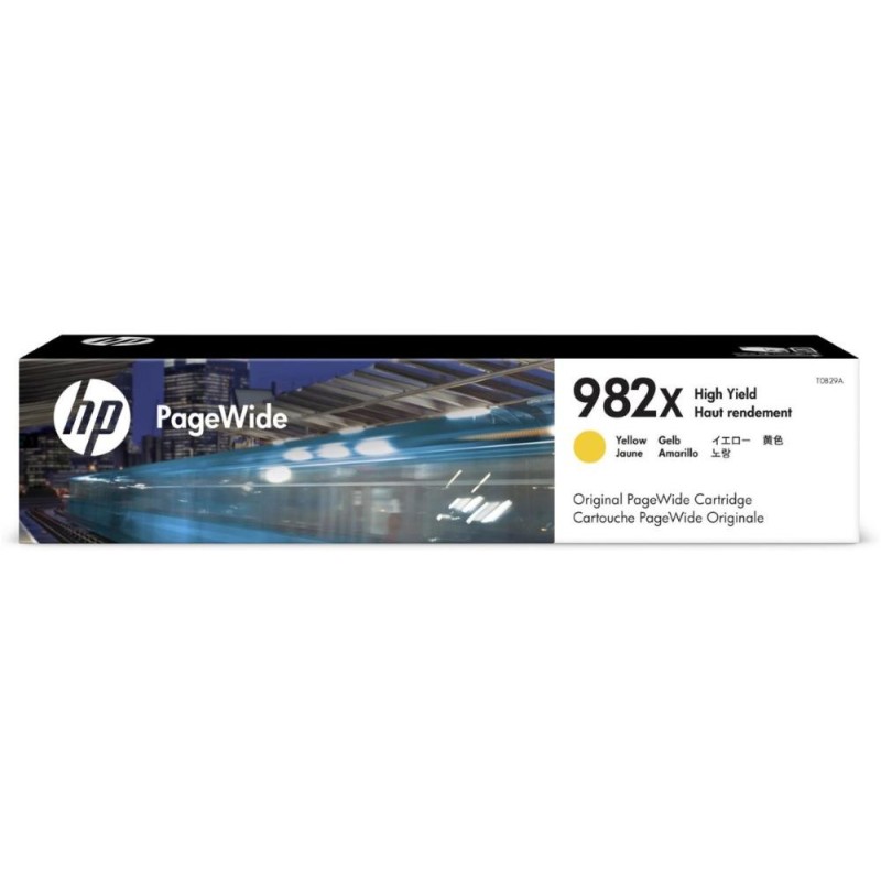 HP originální ink T0B29A, HP 982X, yellow, 16000str., high capacity, HP PageWide Enterprise Color 765, 780, 785