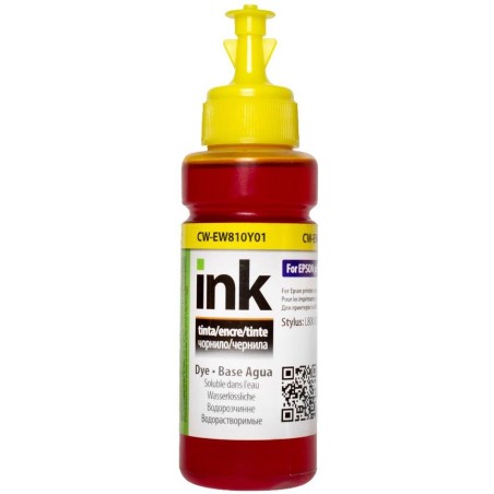 COLORWAY alternativní inkoustová náplň pro EPSON / C13T67344A10/ L800/ L805/ L810/ L850/ L1800/ 100ml/ Žlutá