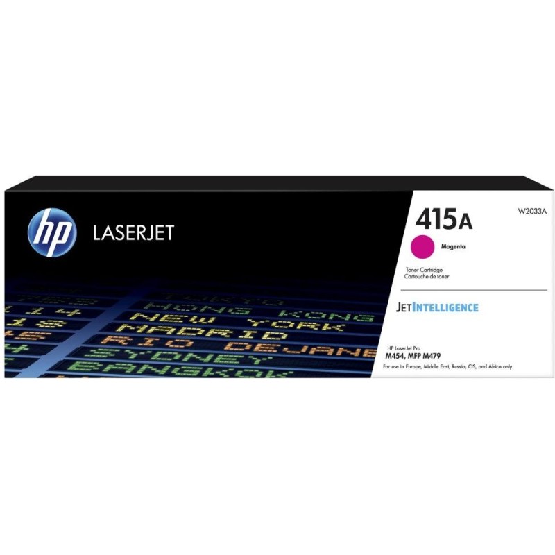 HP toner W2033A (purpurový, 2100str.) pro Color LaserJet Pro M454dn,M454dw,MFP M479fdn,MFP M479fdw