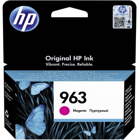 Inkoustová náplň HP 963 Purpurová (magenta, 700p) pro HP OfficeJet Pro 9010, 9013, HP OfficeJet Pro 9020
