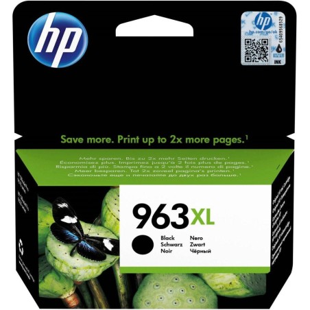 Inkoustová náplň HP 963XL černá (black, 2000p) pro HP OfficeJet Pro 9010, 9013, HP OfficeJet Pro 9020