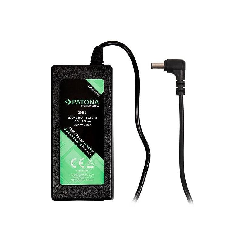 PATONA napájecí adaptér k ntb/ 20V/3,25A 65W/ konektor 5,5x2,5mm/ FUJITSU-SIEMENS PREMIUM/ délka kabelu 2,5 m