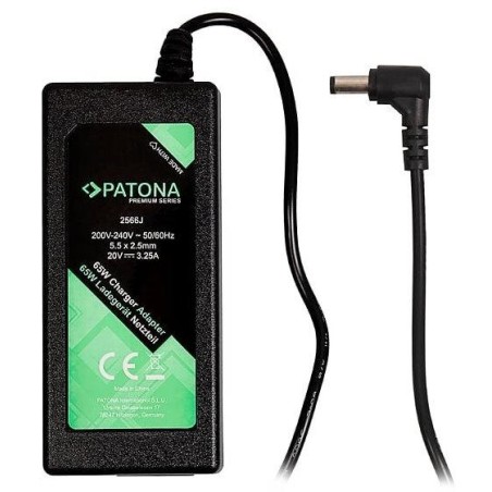 PATONA napájecí adaptér k ntb/ 20V/3,25A 65W/ konektor 5,5x2,5mm/ FUJITSU-SIEMENS PREMIUM/ délka kabelu 2,5 m