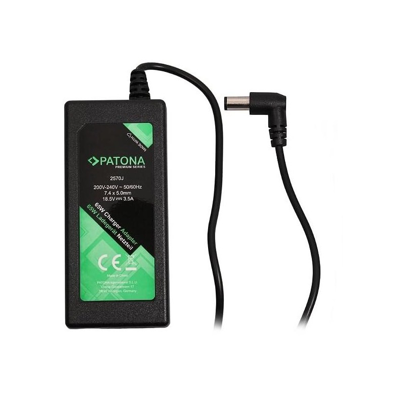 PATONA napájecí adaptér k ntb/ 18,5V/3,5A 65W/ konektor 7,4x5mm+pin/ HP PREMIUM