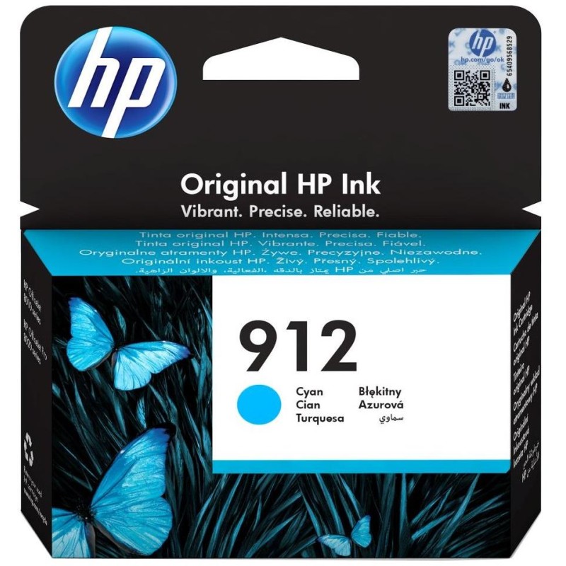 HP cartridge 912 (cyan, 315str.) pro HP OfficeJet 8013, HP OfficeJet Pro 8023