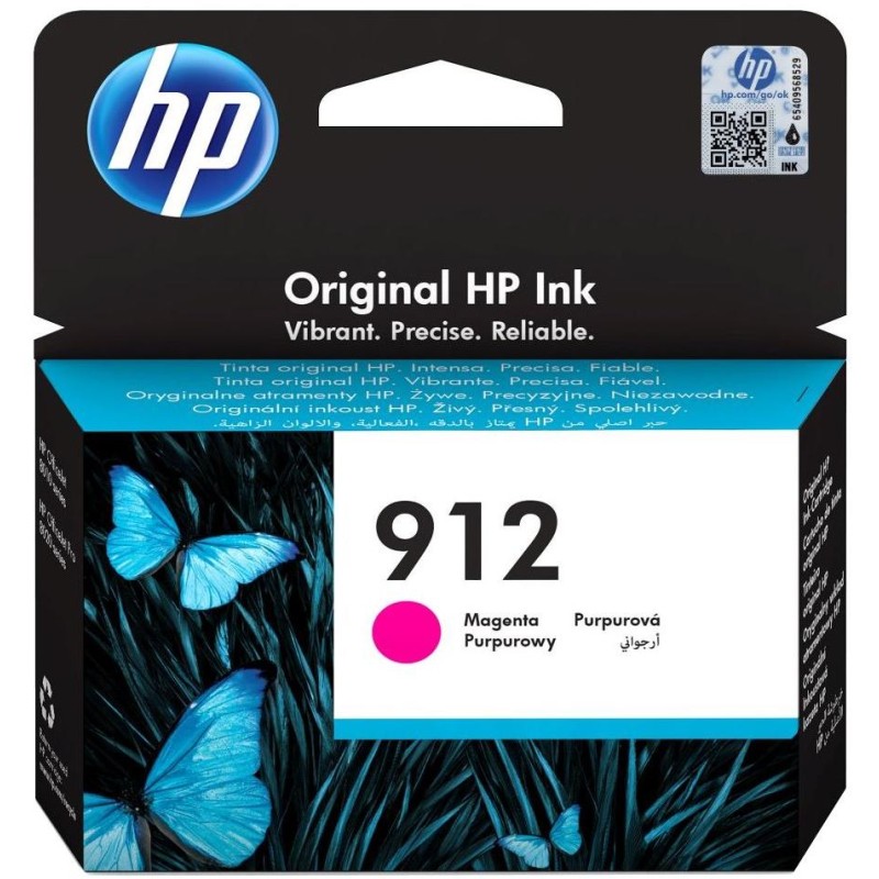 HP cartridge 912 (magenta, 315str.) pro HP OfficeJet 8013, HP OfficeJet Pro 8023