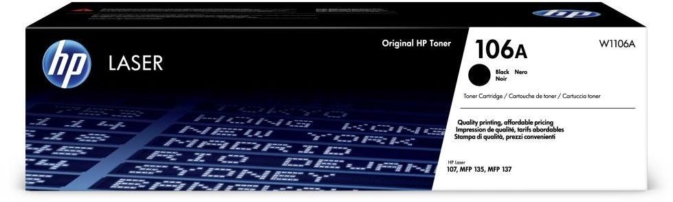 HP toner 106A (čierny, 1 000 str.) pre HP Laser 107a, 107w, HP Laser MFP 135a, 135w