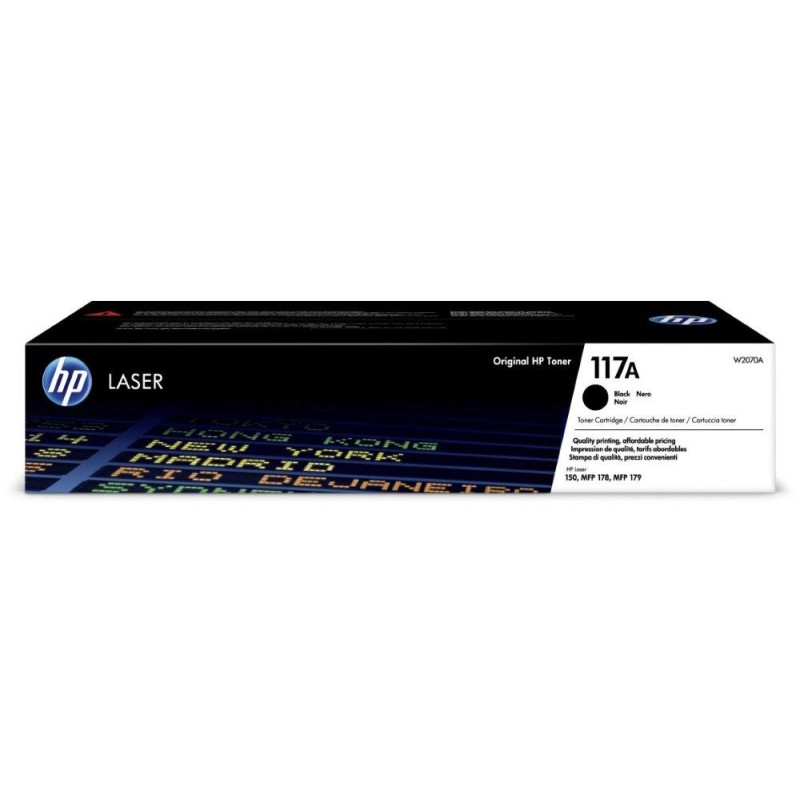 HP toner 117A (černý, 1 000str.) pro HP Color Laser 150a, 150nw, HP Color Laser MFP 178nw, 179fnw