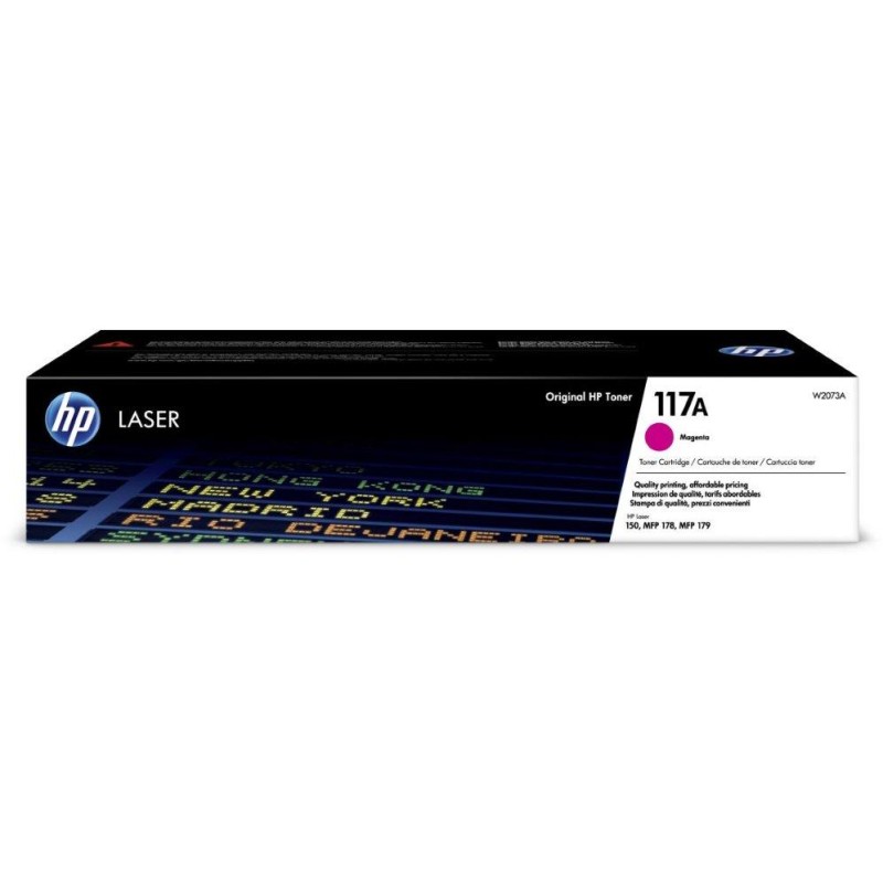 HP toner 117A (purpurový, 700str.) pro HP Color Laser 150a, 150nw, HP Color Laser MFP 178nw, 179fnw