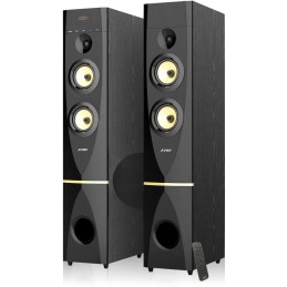 FENDA F&D repro T-88X/ 2.0/ 300W/ černé/ dřevěné/ BT4.2/ FM rádio/ USB/ optický vstup/ dálkové ovládání/ Karaoke