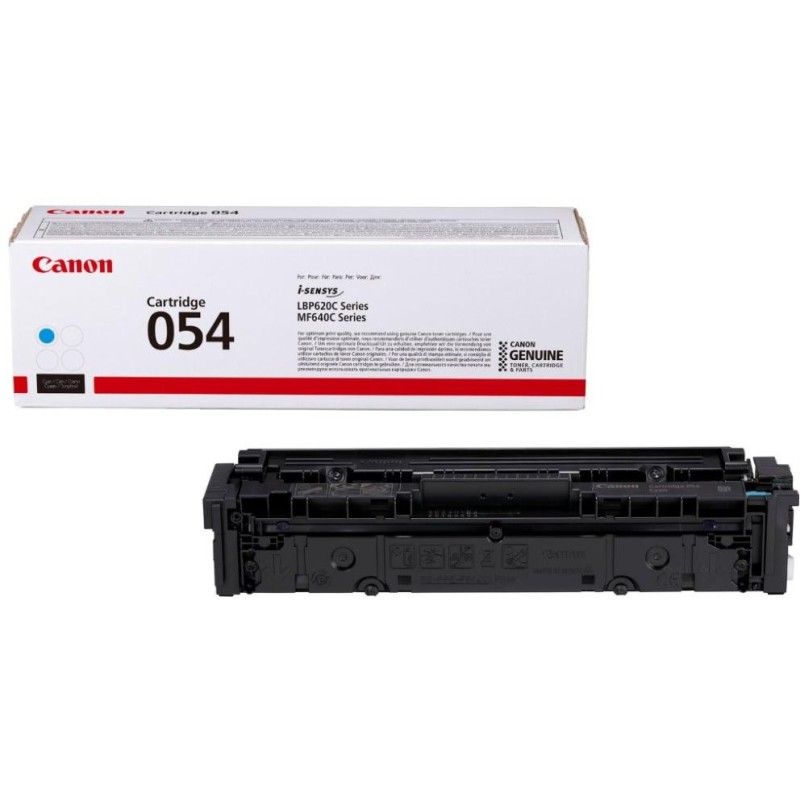 Canon originální toner CRG-054C (azurový, 1200str.) pro Canon i-SENSYS LBP621Cw, 623Cdw, MF641Cw, 643Cdw, 645Cx