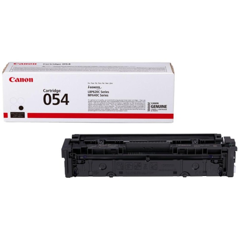 Canon originální toner CRG-054 BK (černý, 1500str.) pro Canon i-SENSYS LBP621Cw, 623Cdw, MF641Cw, 643Cdw, 645Cx
