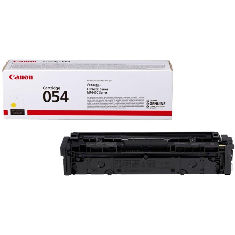 Canon originální toner CRG-054Y (žlutý, 1200str) pro Canon i-SENSYS LBP621Cw, 623Cdw, MF641Cw, 643Cdw, 645Cx