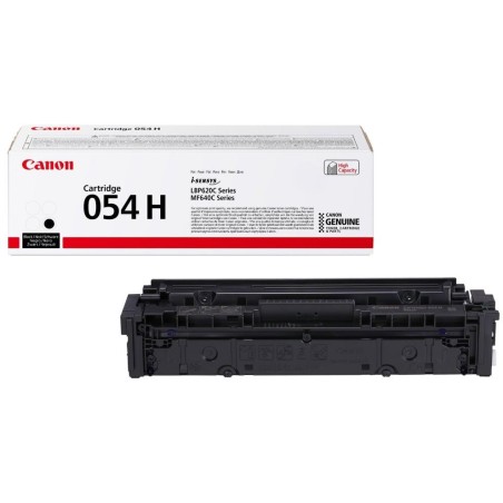 Canon originální toner CRG-054H BK, černý, 3100str, 3028C002, high capacity, Canon i-SENSYS LBP621Cw, 623Cdw, MF641Cw,