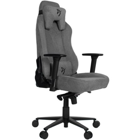 AROZZI herní židle VERNAZZA Soft Fabric Ash/ povrch Elastron/ popelavá