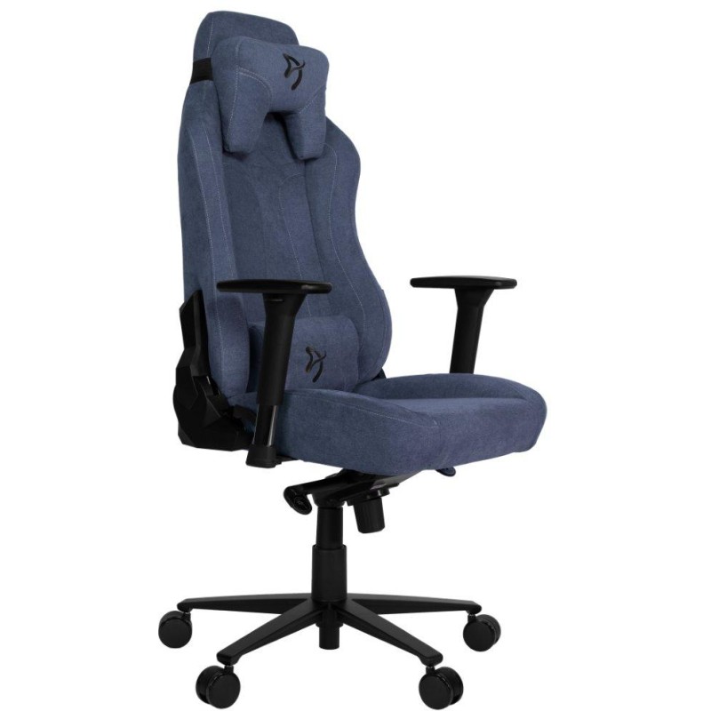 AROZZI herní židle VERNAZZA Soft Fabric Blue/ povrch Elastron/ modrá