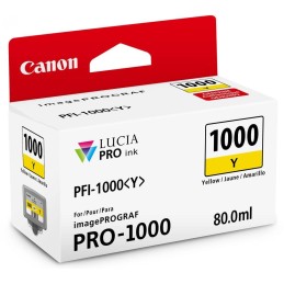 Canon inkoustová náplň PFI-1000 (yellow, 80ml) pro Canon imagePROGRAF PRO-1000