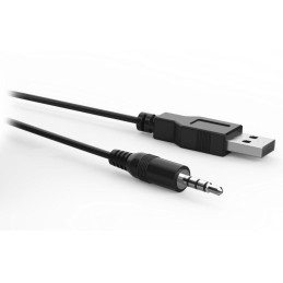 GENIUS repro SP-Q160 Iron Grey/ 2.0/ 6W/ USB napájení/ 3,5" jack/ černošedé