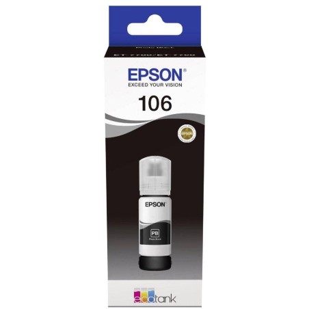 Epson inkoustová náplň/ C13T00R140/ 106 EcoTank/ L7160/ L7180/ Photo black