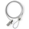 Zamek uniwersalny do laptopa NEDIS/numeryczny/metalowy/srebrny/1,8m
