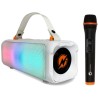 N-GEAR PARTY LET'S GO PARTY-LAUTSPRECHER BLAZOOKA 703 / BT / 100W / USB / Disco-LED / Mikrofon / weiß