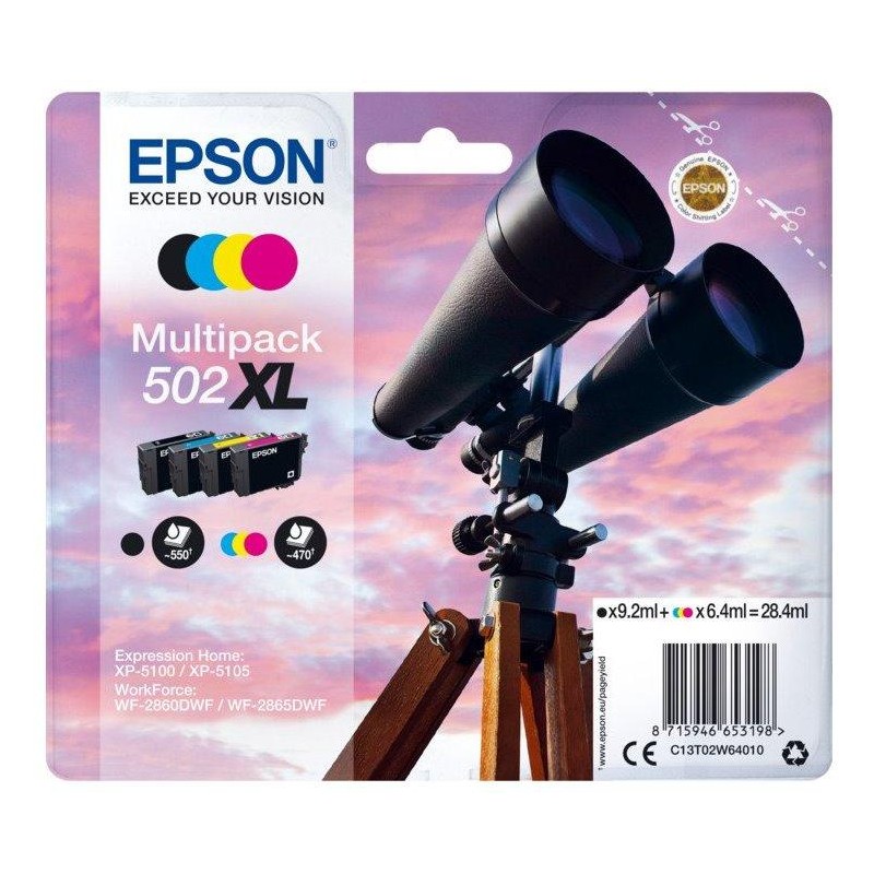 Epson inkoustové náplně - MULTIPACK XL/ C13T02W64010/ 4 barvy