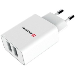 Swissten Síťový Adaptér Smart Ic 2X Usb 2,1A Power Bílý