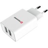 Swissten Síťový Adaptér Smart Ic 2X Usb 2,1A Power Bílý