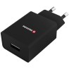 Swissten Síťový Adaptér Smart Ic 1X Usb 1A Power + Datový Kabel Usb / Micro Usb 1,2 M Černý