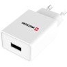 Swissten Smart IC 1X USB 1A Power Adapter + Kabel danych USB / Micro USB 1,2 M Biały