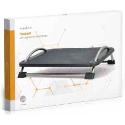 NEDIS ergonomická podnožka/ kovová/ černá
