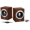 GENIUS speaker SP-HF280/ 2.0/ 6W/ wooden/ wood color