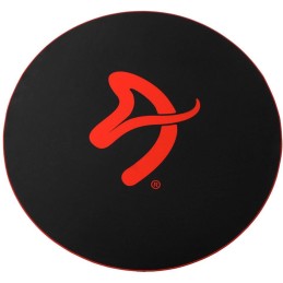 AROZZI Zona Floorpad Red/ ochranná podložka na podlahu/ kulatá 121 cm průměr/ černá s červeným logem