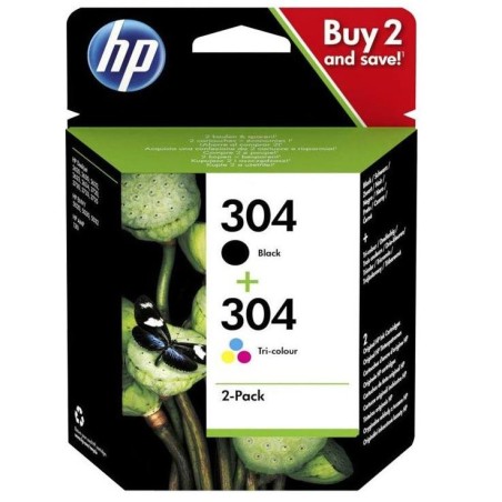 HP originální ink sada HP 304 (CMYK, 100/120str.) pro HP Deskjet 3720, 3721, 3722, 3723, 3724, 3725, 3755