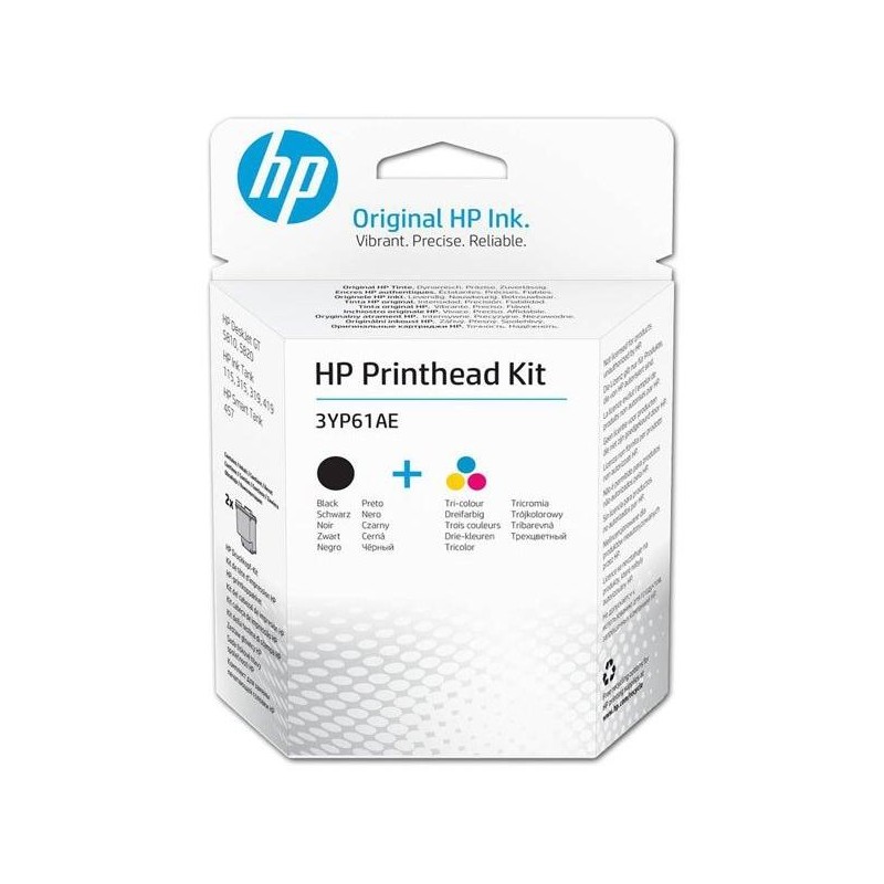 HP sada tiskových hlav (CMYK) pro HP DeskJet GT 5810, 5820, HP Ink Tank Wireless 415,419, HP Smart Tank 515