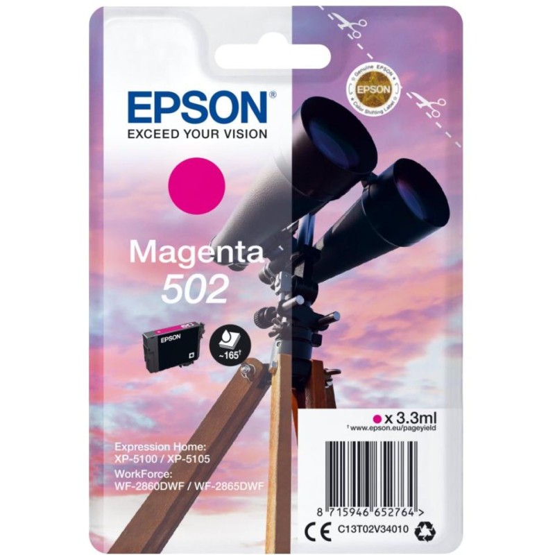 Epson inkoustová náplň/ C13T02V34010/ Magenta