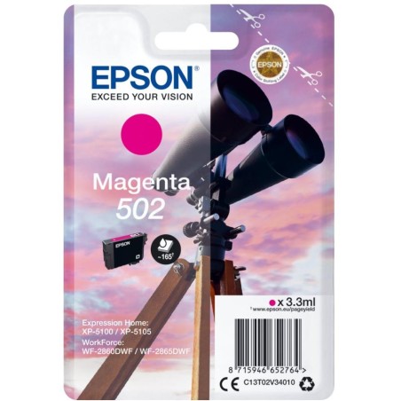 Epson inkoustová náplň/ C13T02V34010/ Magenta