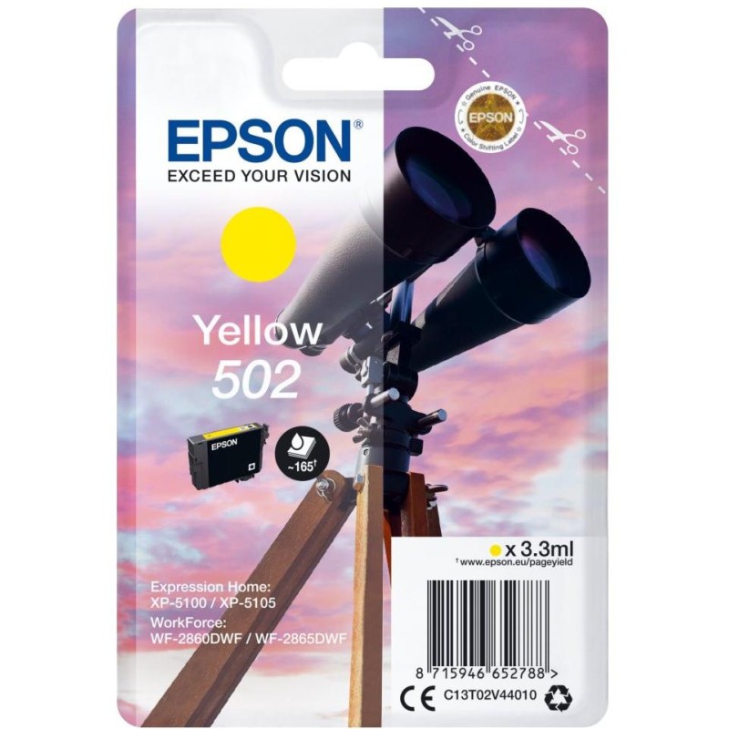 Epson inkoustová náplň/ C13T02V44010/ Yellow