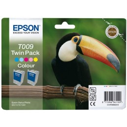 Epson inkoustová náplň/ C13T00940210/ MultiPack (2x náplň)/ StylusPhoto R1270/1290(T009)/ 5 barev