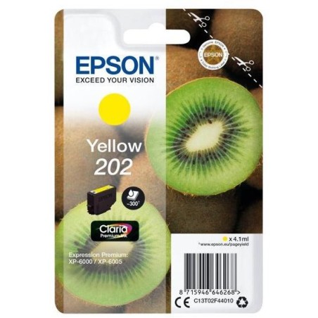 Epson inkoustová náplň/ C13T02F44010/ 202/ Premium / Expression Premium XP-6000/ žlutá