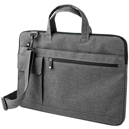 NEDIS brašna na notebook/ 15-16"/ ramenní popruh/ 8 úložných kapes/ černá