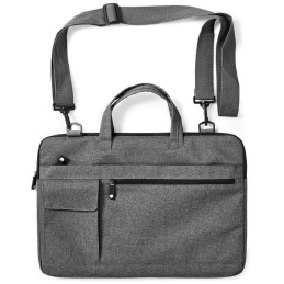 NEDIS brašna na notebook/ 15-16"/ ramenní popruh/ 8 úložných kapes/ černá