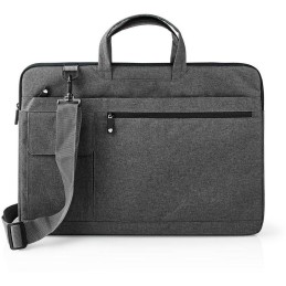 NEDIS brašna na notebook/ 17-18"/ ramenní popruh/ 8 úložných kapes/ černá