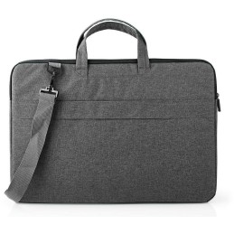 NEDIS brašna na notebook/ 17-18"/ ramenní popruh/ 8 úložných kapes/ černá