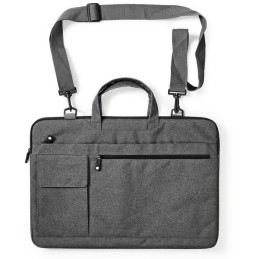 NEDIS brašna na notebook/ 17-18"/ ramenní popruh/ 8 úložných kapes/ černá