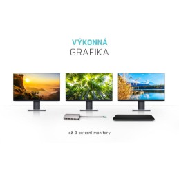 I-tec dokovací stanice USB-C/ 2x DP/ HDMI/ 2x USB 3.0/ 2x USB 2.0/ USB-C/ Thunderbolt 3/ LAN/ Power Delivery 100W