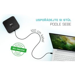 I-tec dokovací stanice USB-C/ Dual Display/ 1x USB-C/ 3x USB 3.1 / 2x USB 2.0 / LAN/ Thunderbolt 3/ Power Delivery 100W