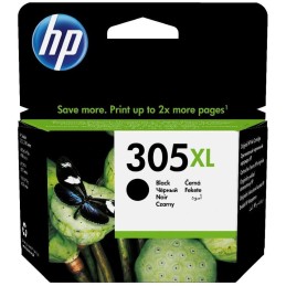 HP inkoustová kazeta 305XL (černá originál) pro - DeskJet 2300, 2710, 2720, DeskJet Plus 4100, ENVY 6000, ENVY Pro 6400